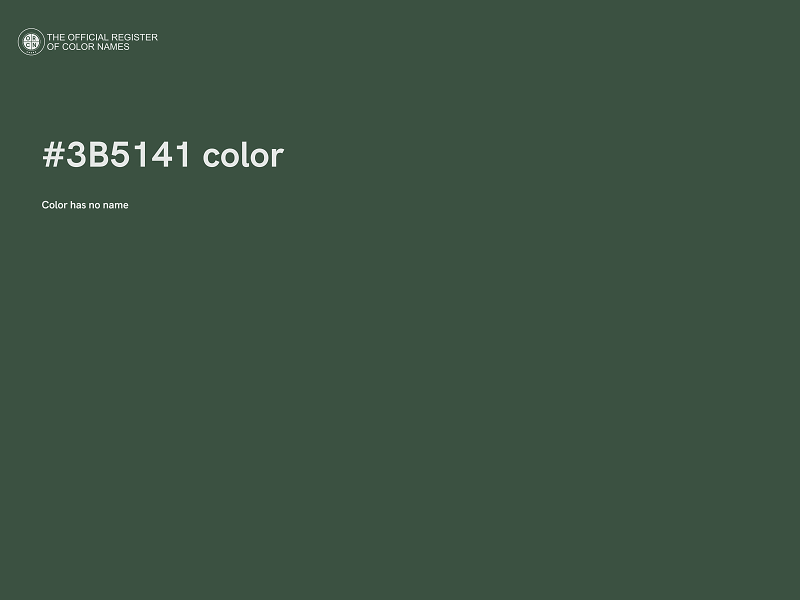 #3B5141 color image
