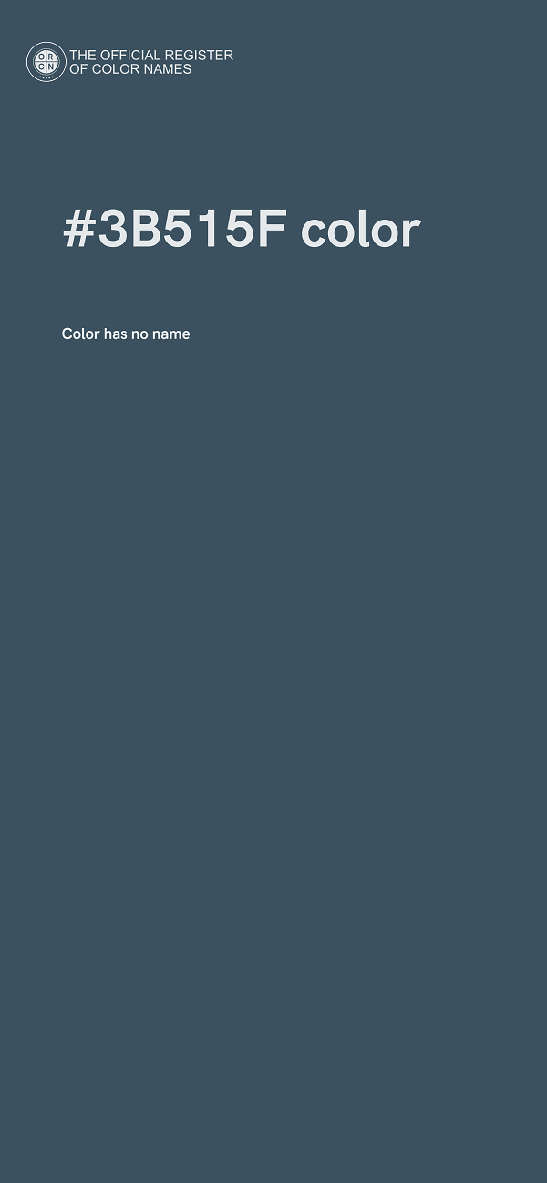#3B515F color image