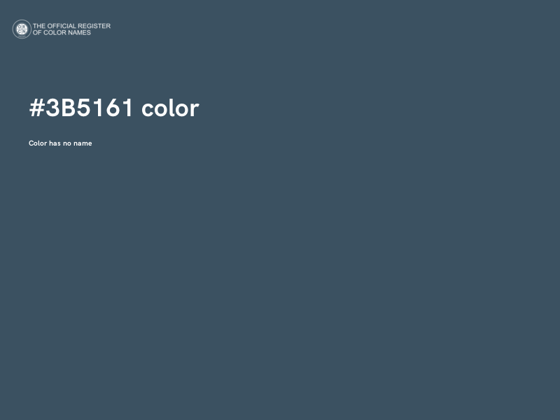 #3B5161 color image