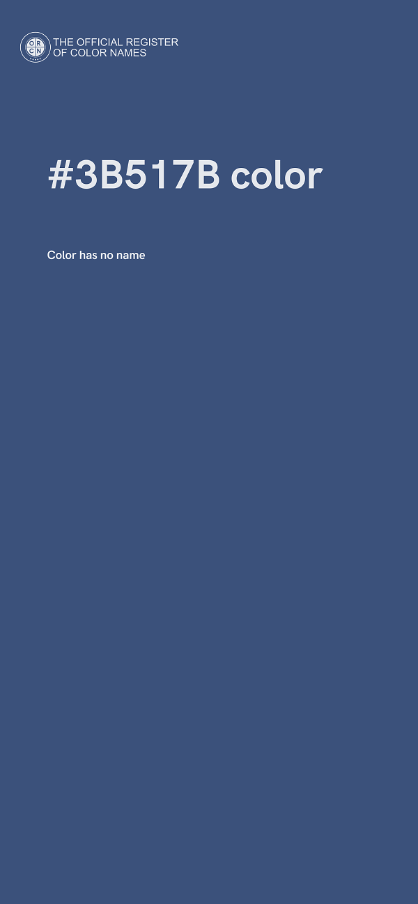 #3B517B color image