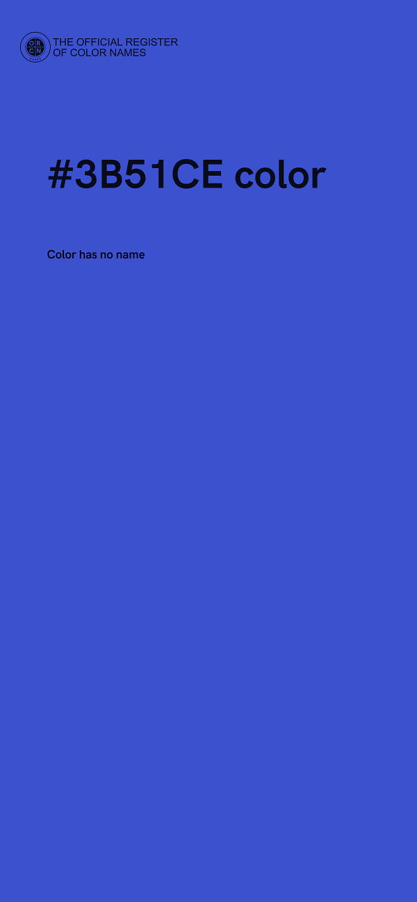 #3B51CE color image