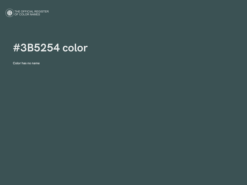 #3B5254 color image