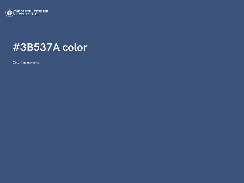 #3B537A color image