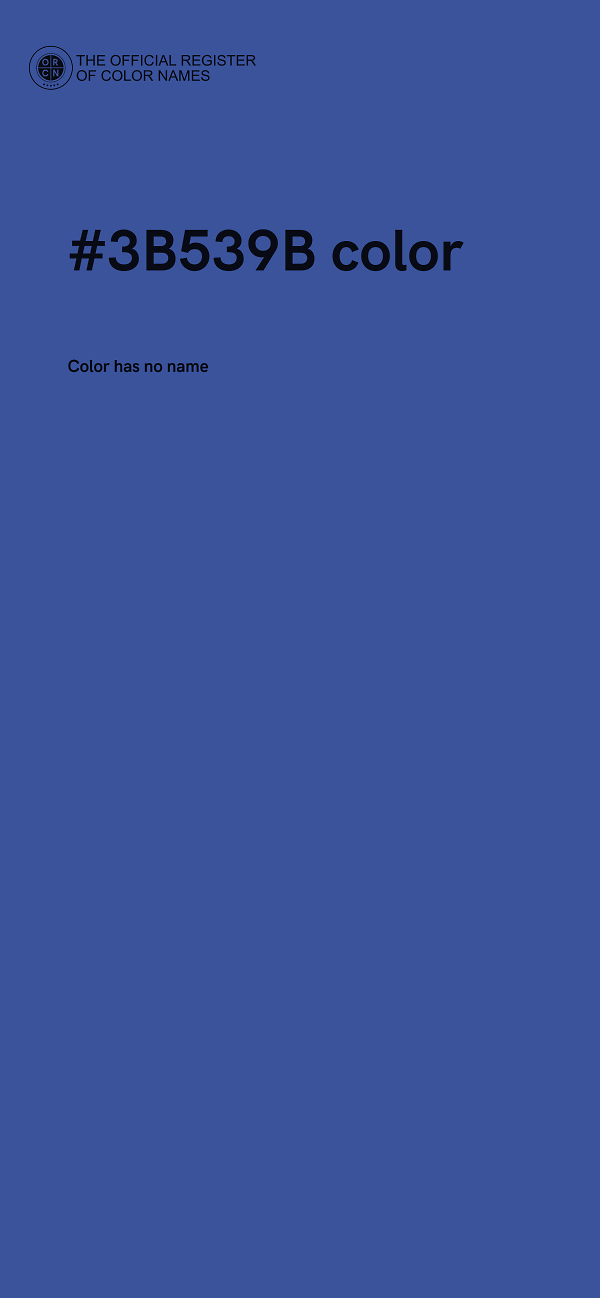 #3B539B color image
