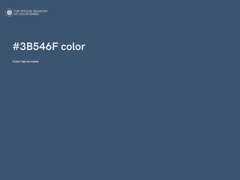 #3B546F color image