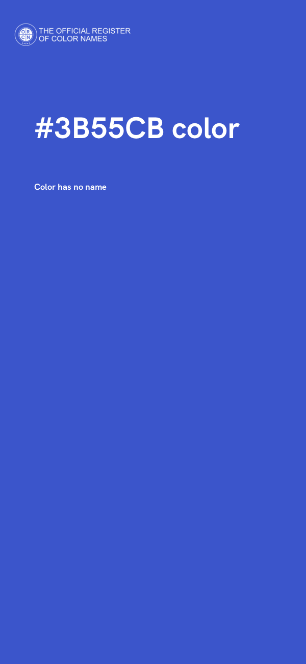 #3B55CB color image