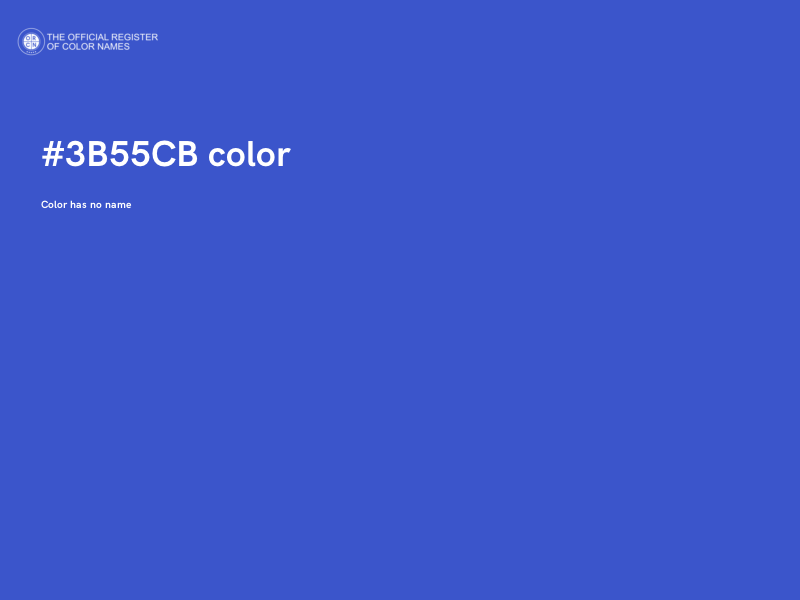 #3B55CB color image