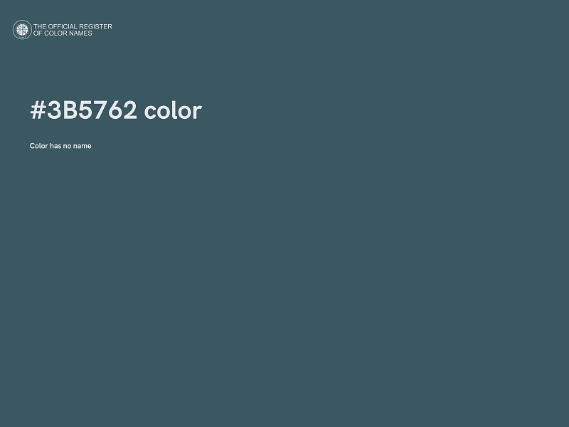 #3B5762 color image