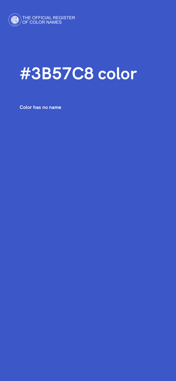 #3B57C8 color image