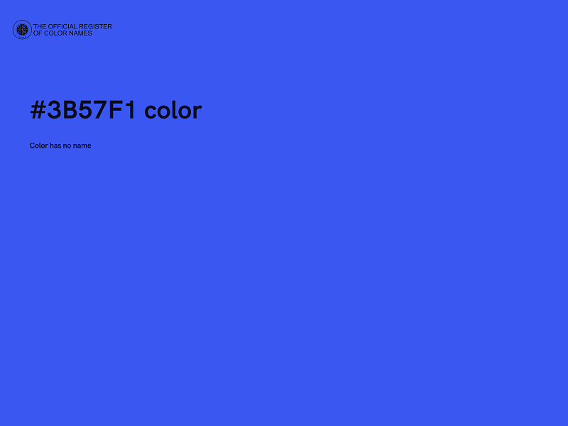 #3B57F1 color image