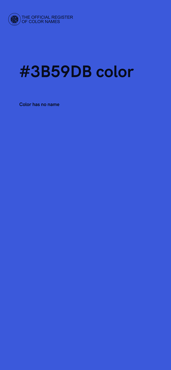 #3B59DB color image