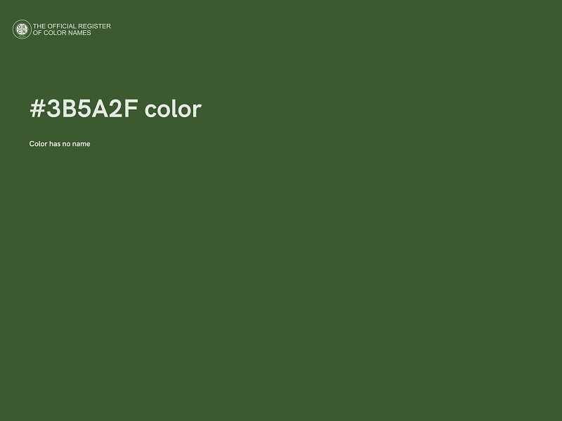 #3B5A2F color image
