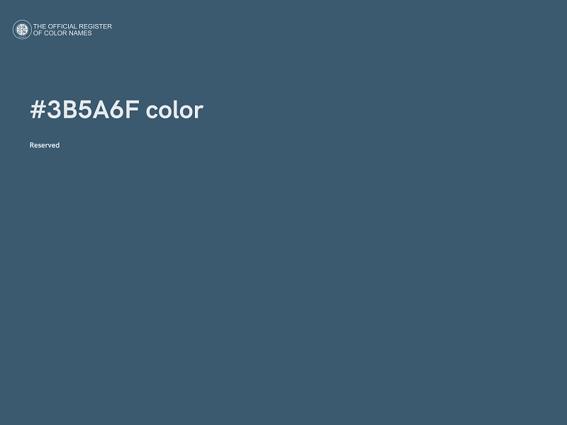 #3B5A6F color image