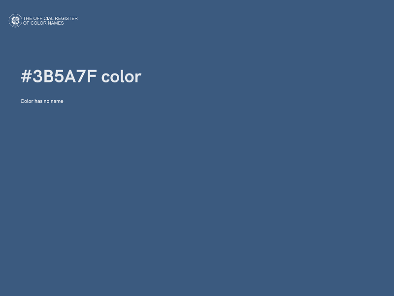 #3B5A7F color image