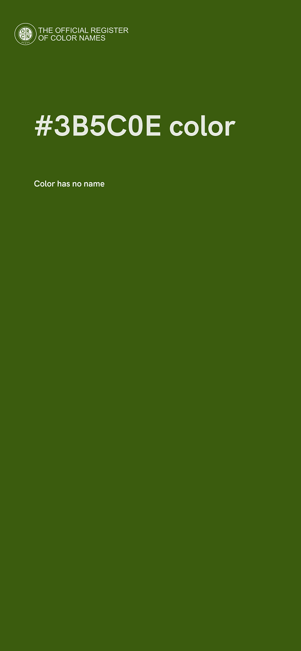#3B5C0E color image