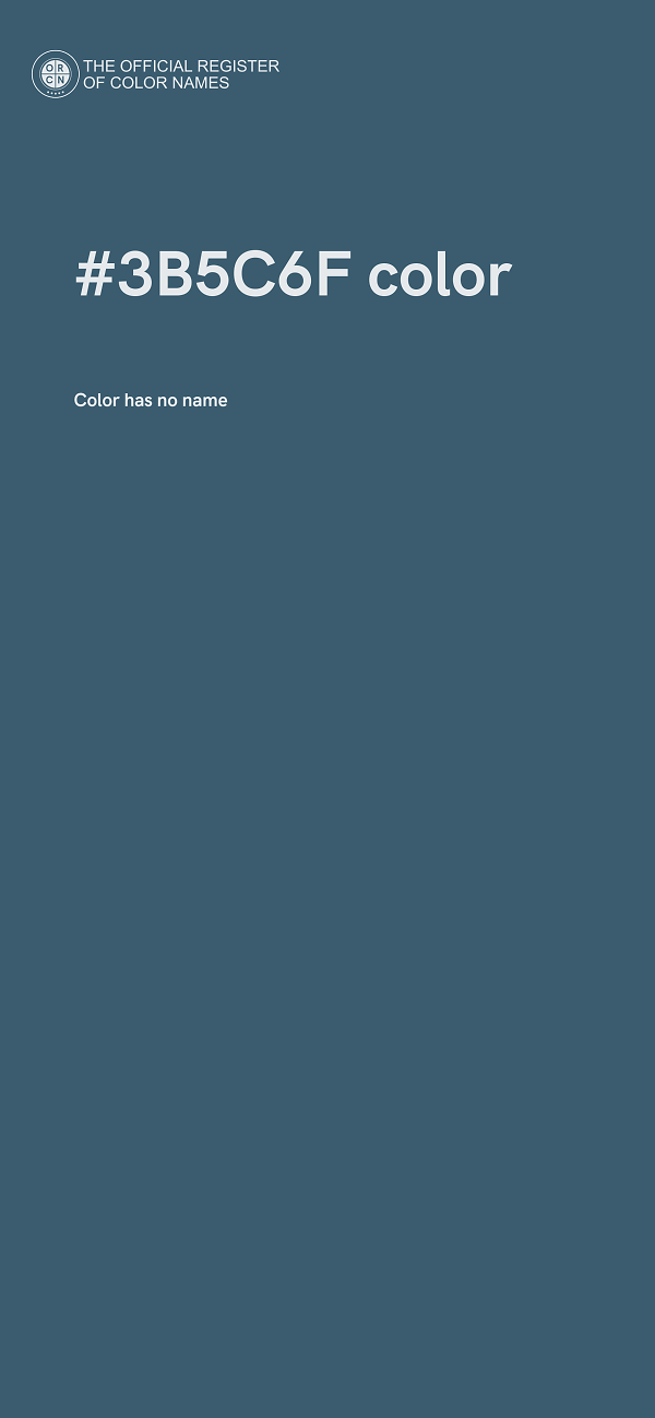 #3B5C6F color image