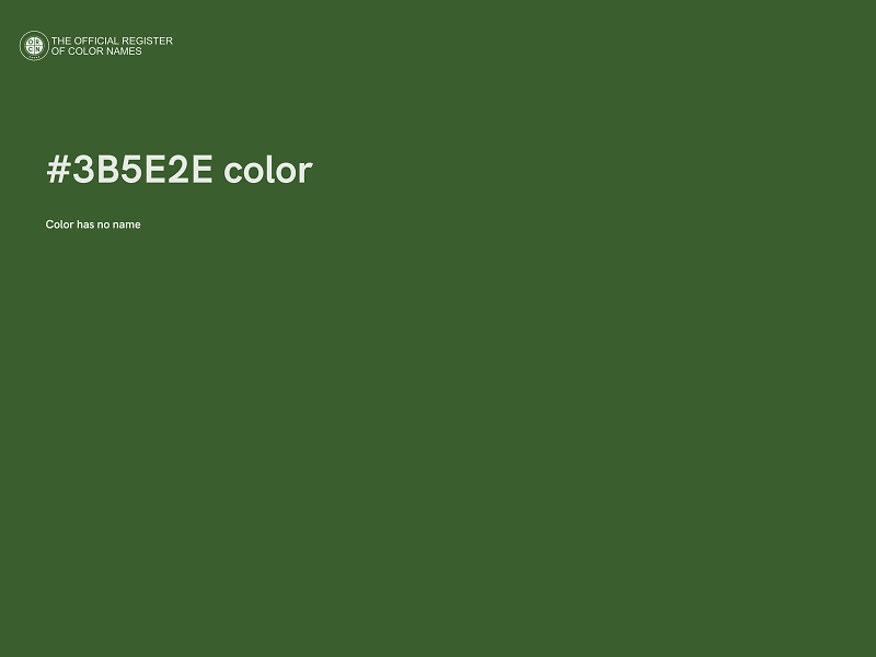 #3B5E2E color image