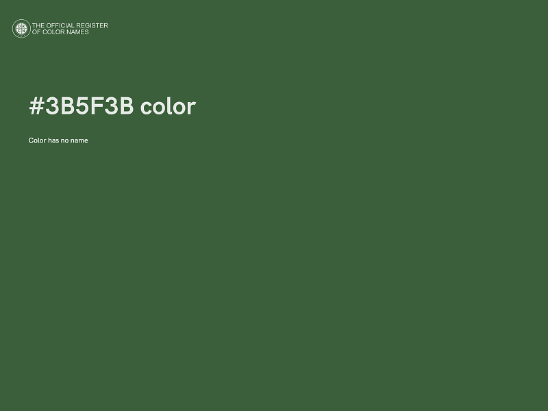 #3B5F3B color image