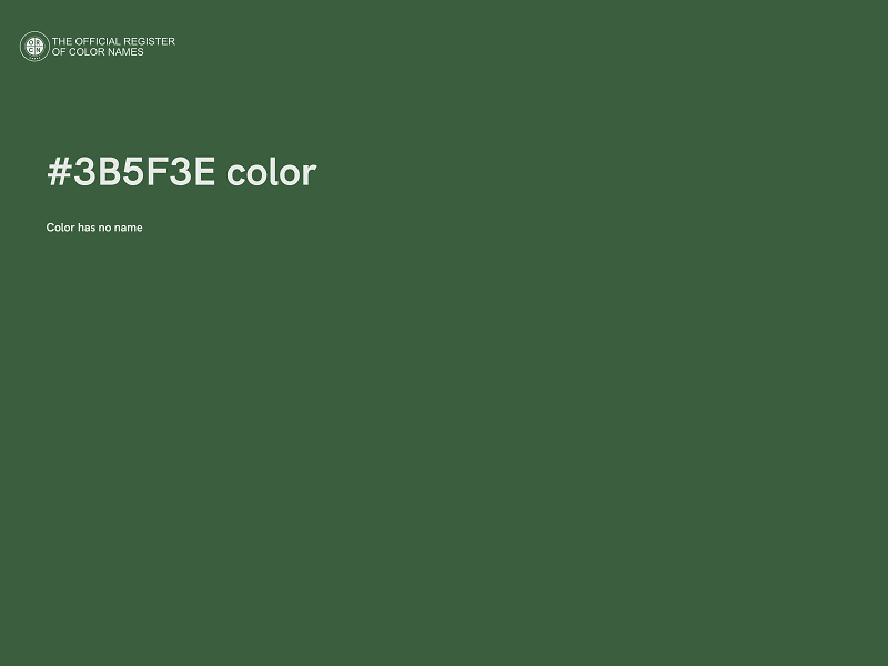 #3B5F3E color image