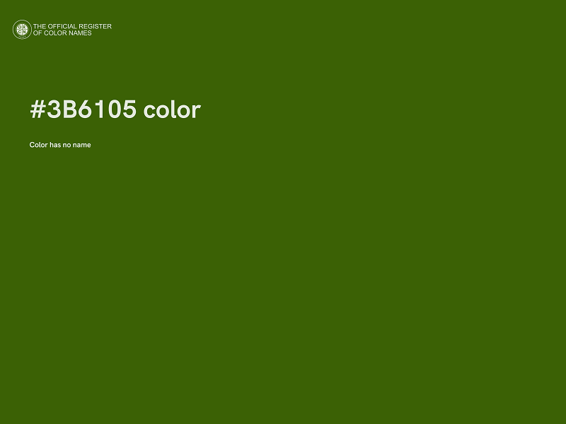#3B6105 color image