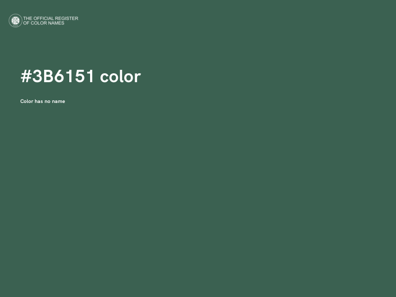 #3B6151 color image