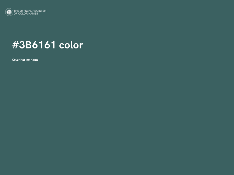 #3B6161 color image