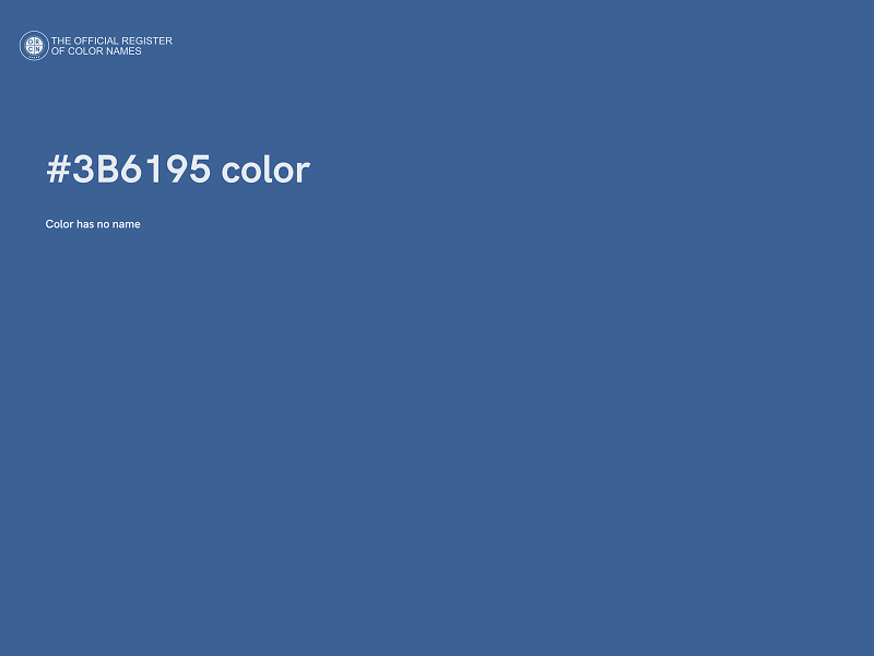 #3B6195 color image