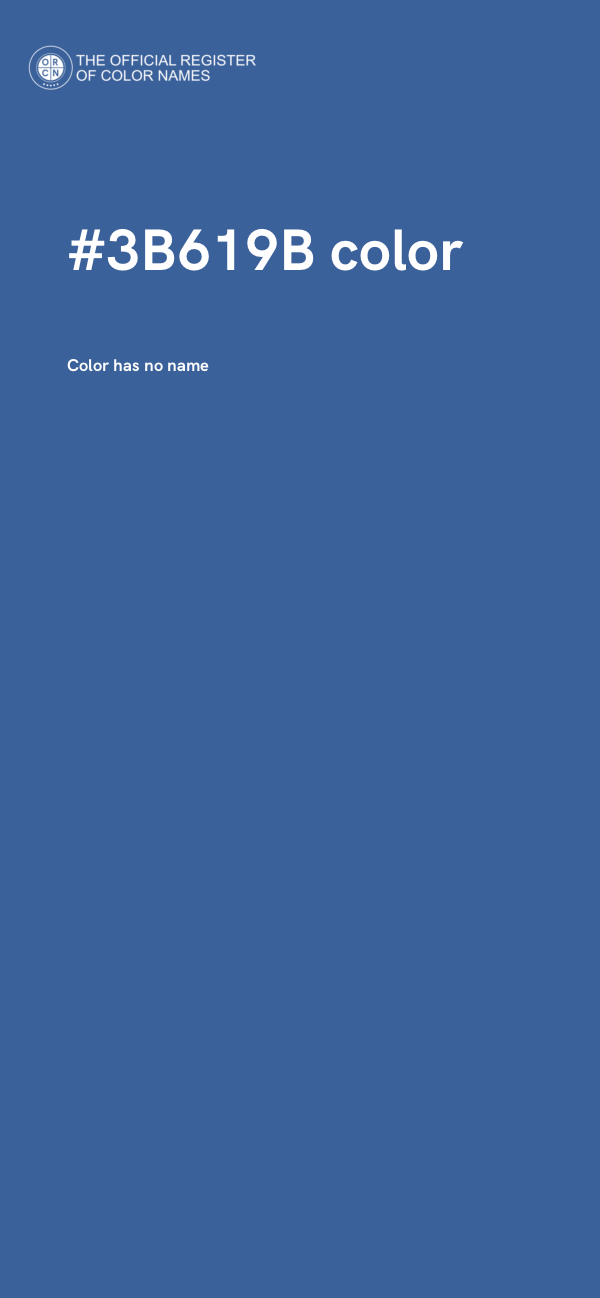 #3B619B color image
