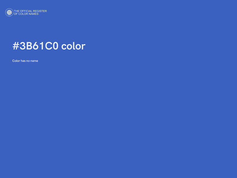#3B61C0 color image