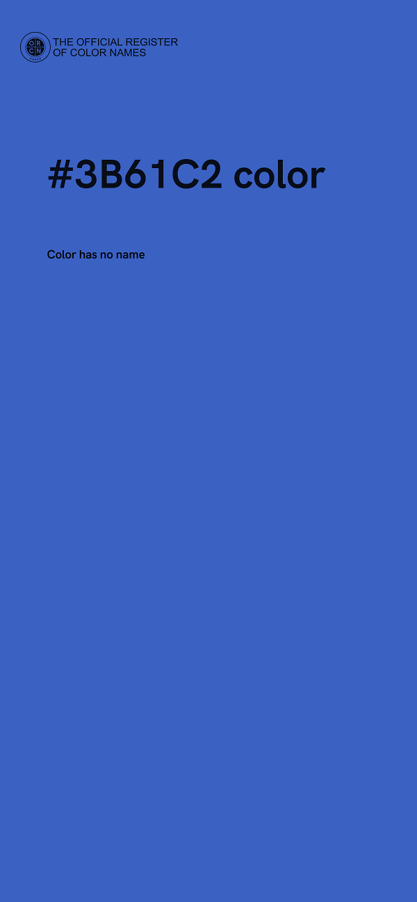 #3B61C2 color image