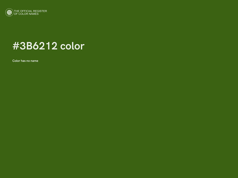 #3B6212 color image