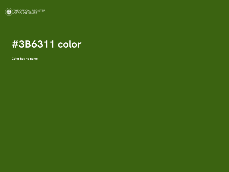 #3B6311 color image