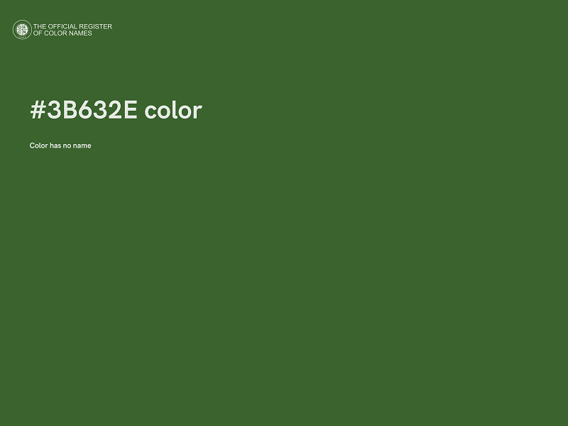 #3B632E color image