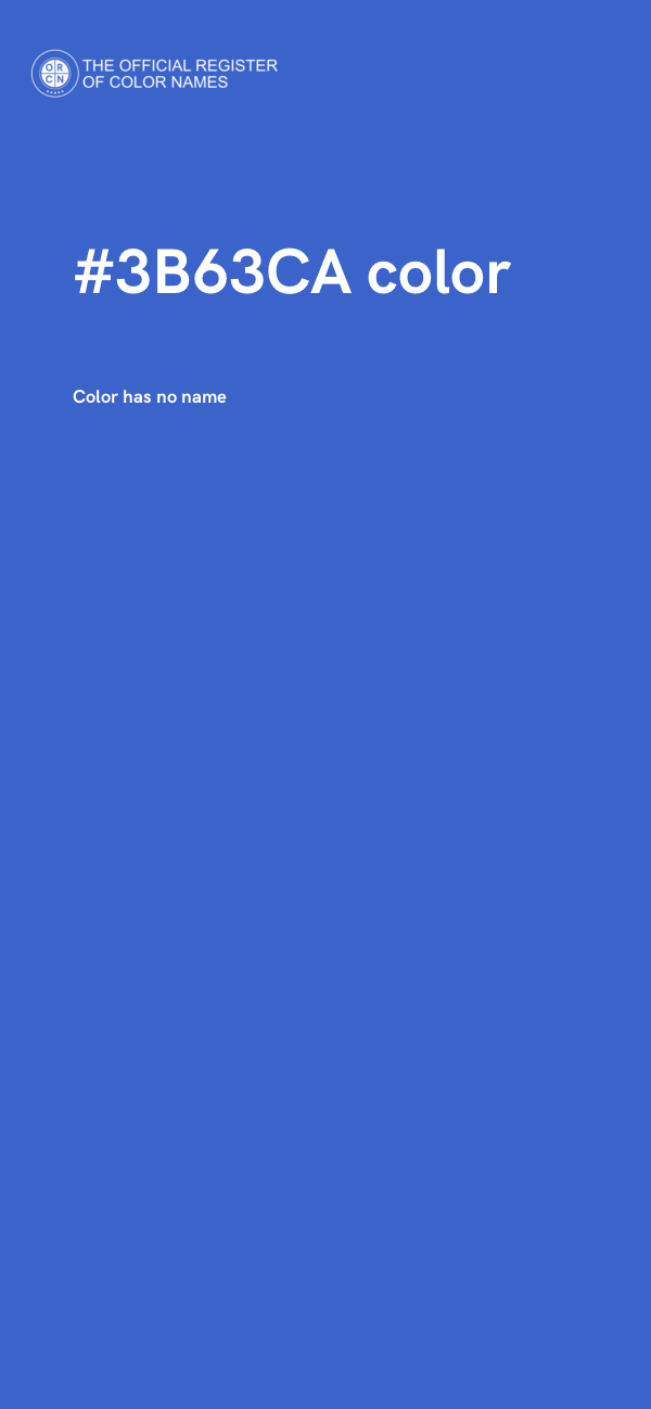 #3B63CA color image