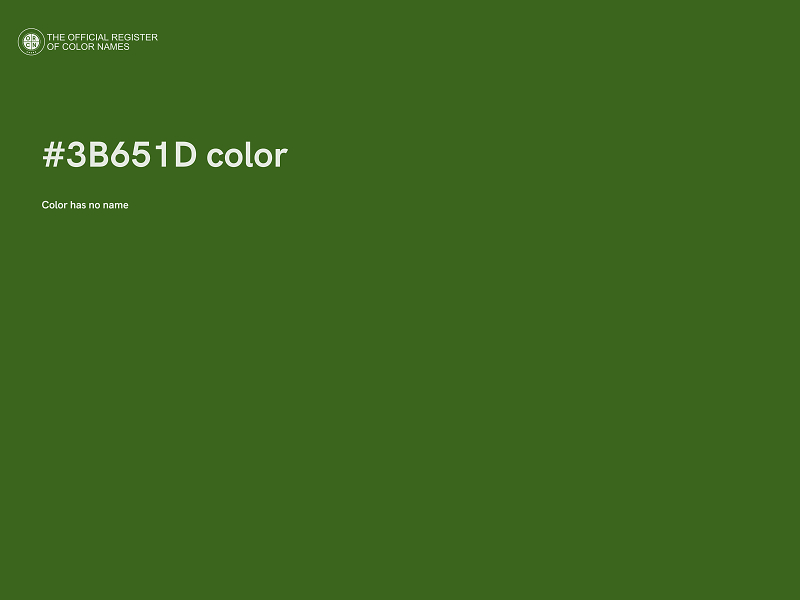 #3B651D color image