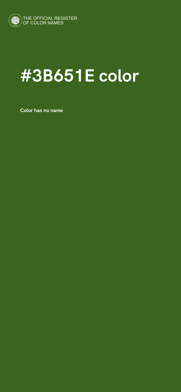 #3B651E color image
