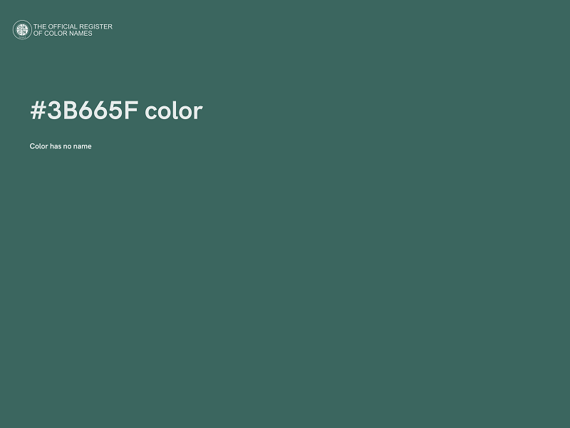 #3B665F color image