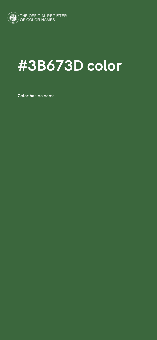 #3B673D color image