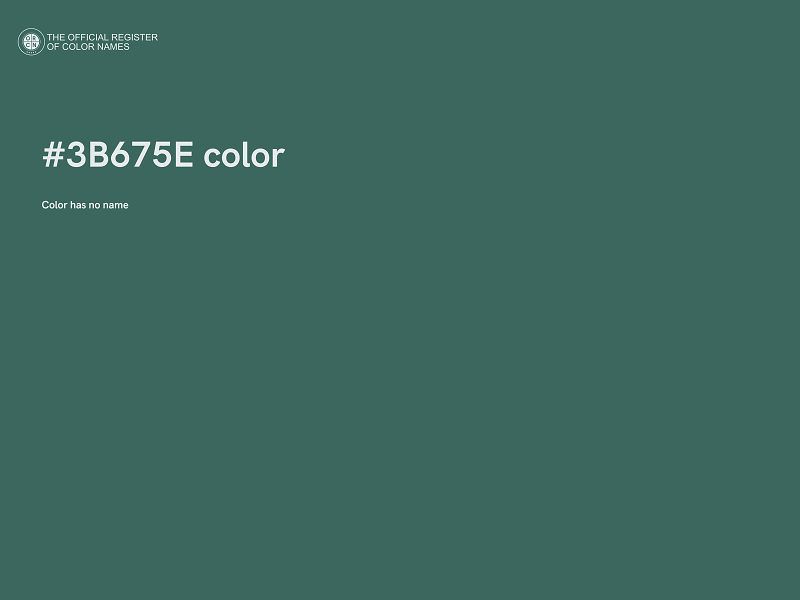 #3B675E color image