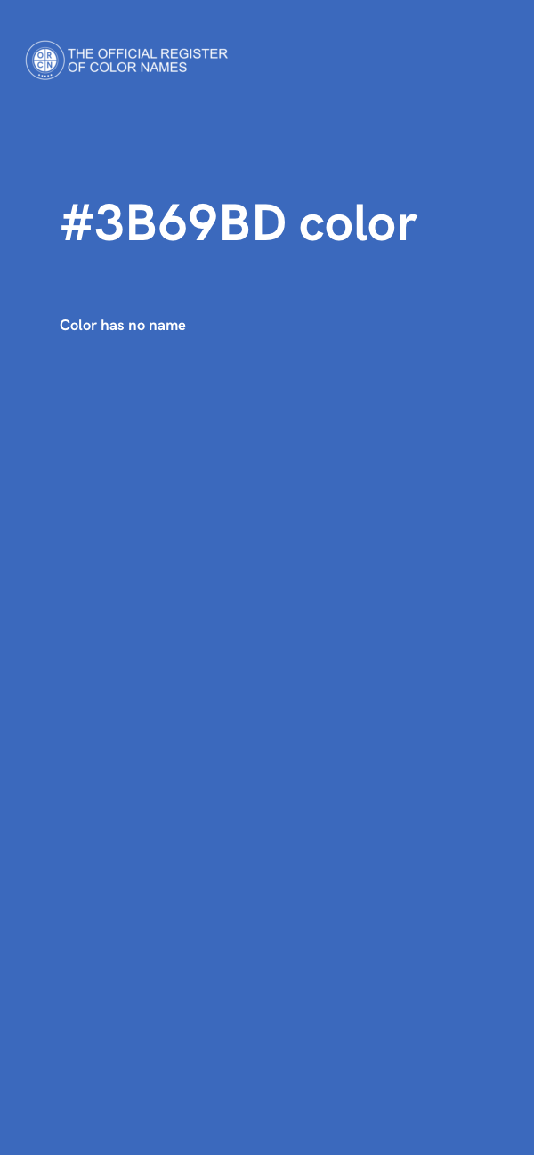#3B69BD color image