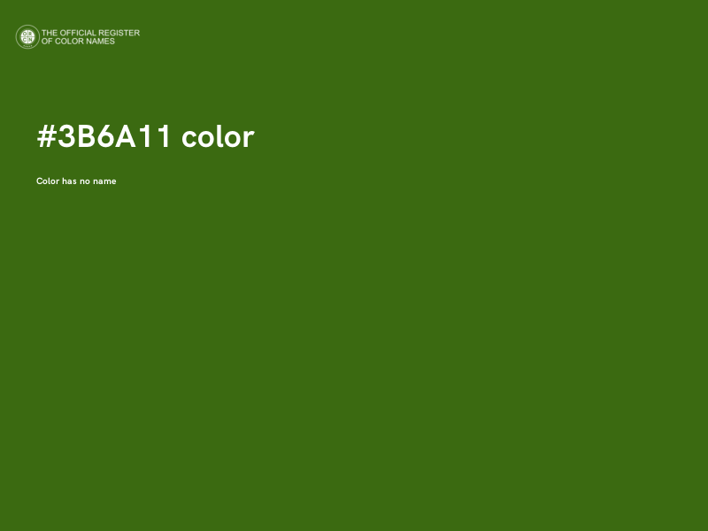 #3B6A11 color image