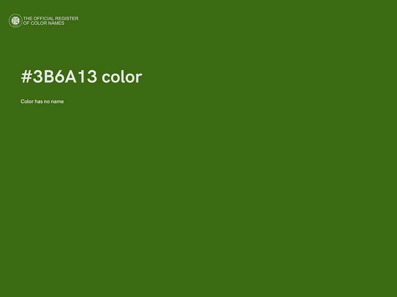 #3B6A13 color image