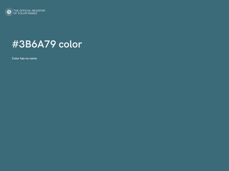 #3B6A79 color image