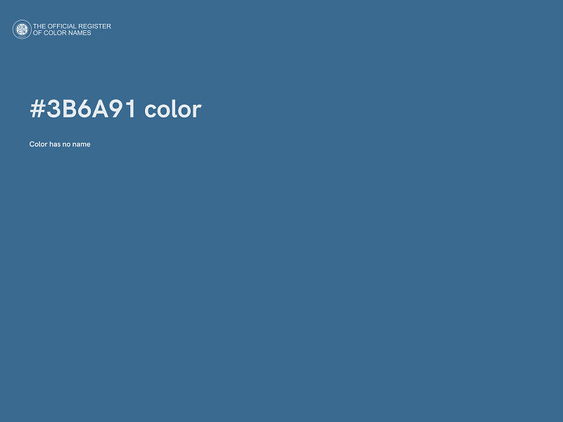 #3B6A91 color image