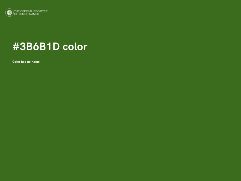 #3B6B1D color image