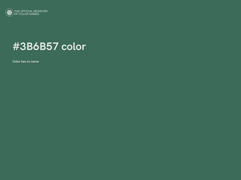 #3B6B57 color image