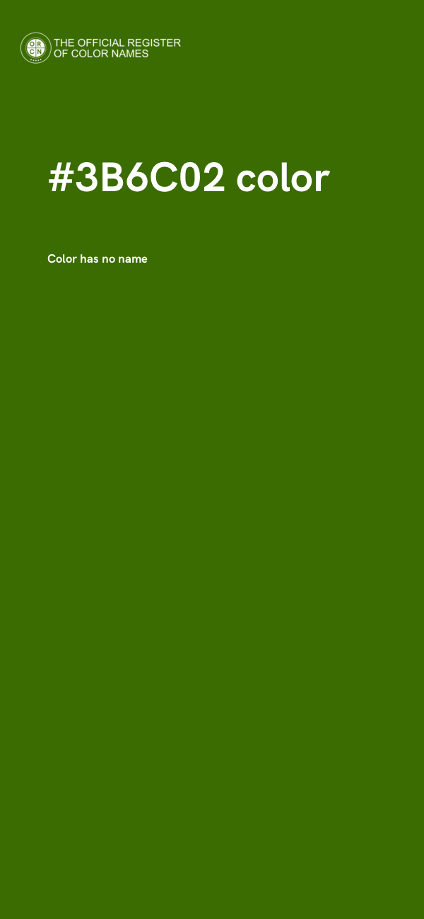 #3B6C02 color image