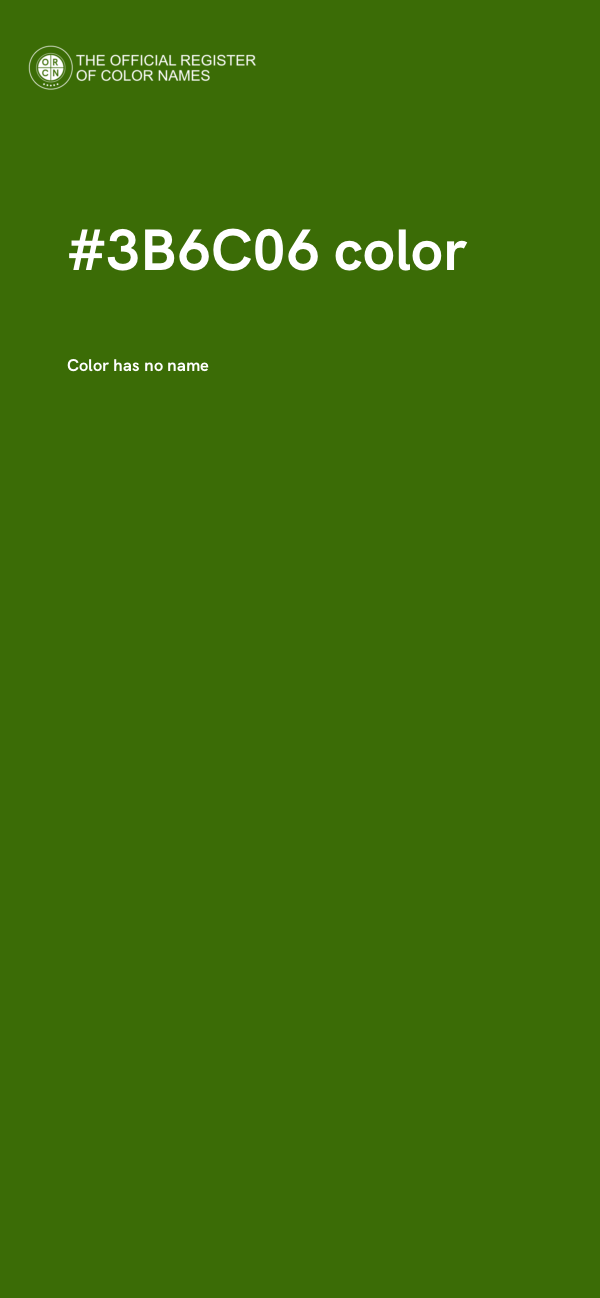 #3B6C06 color image