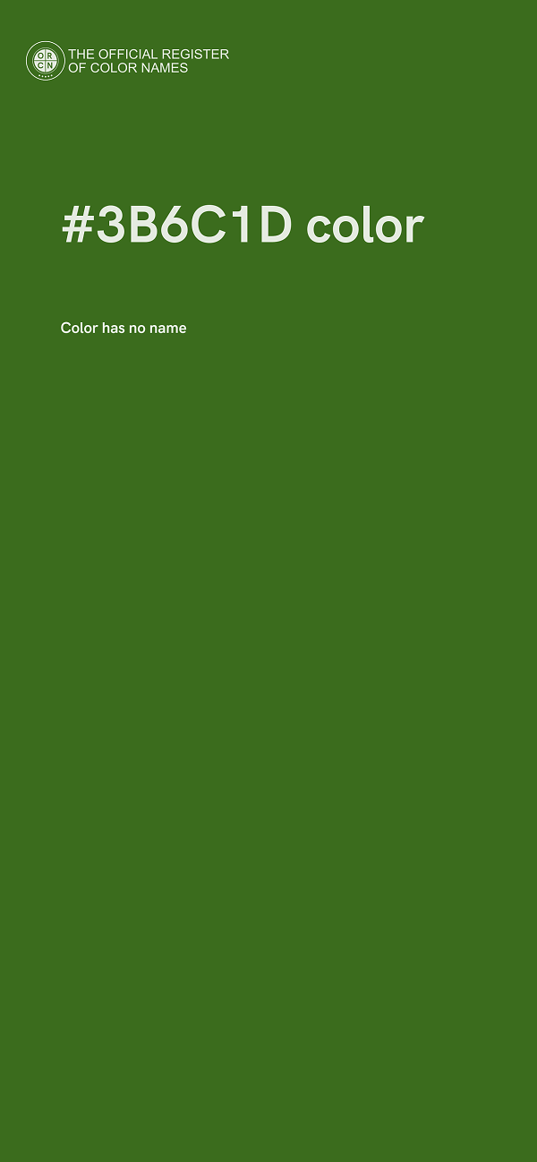 #3B6C1D color image