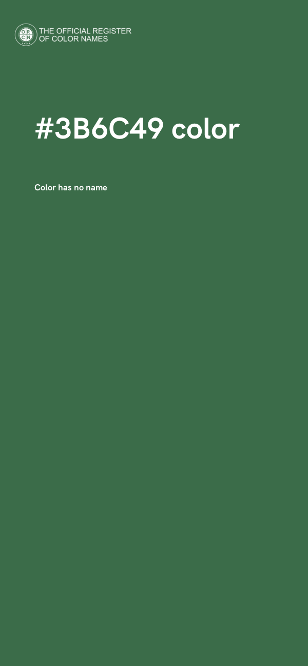 #3B6C49 color image